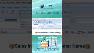Pharmacists Create Sales Invoices through SwilERP Pharmacy Software #shorts screenshot 2