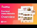 Website Overview - FoodKing Restaurant Food Delivery System with Admin Panel