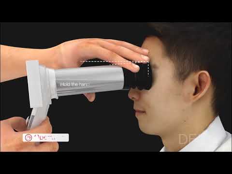 HFC handheld fundus camera operation