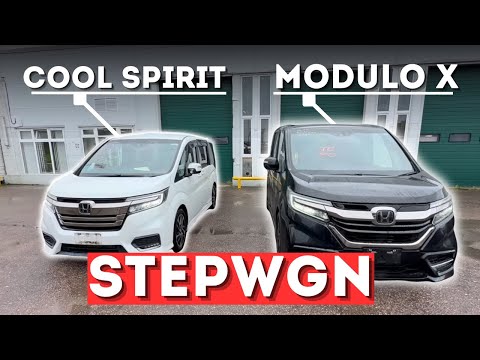 Получаем свежие Honda Stepwgn Cool Spirit и Modulo X - авто с аукциона Японии
