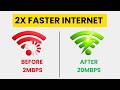 Make Your Internet 2X Faster with This Hack!