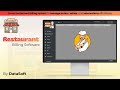Restaurant Billing Software: Items Master Tutorial | Add &amp; Manage Menu Items | Microsoft Access