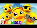 Năm con vịt nhỏ | Con vịt vần cho trẻ em | vần cho trẻ em | Five Little Ducks | Farmees Vietnam