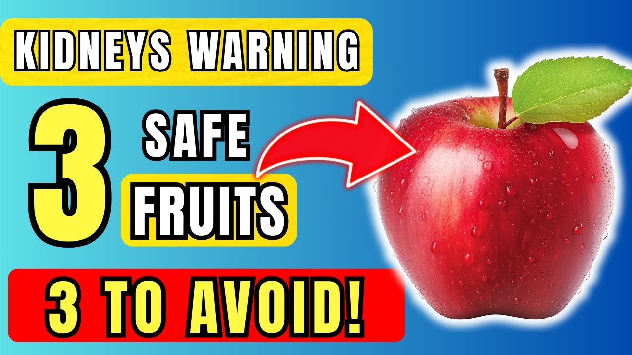 TOP 3 Kidney-Safe Fruits That Help Lower Creatinine Over 65 | Senior Health