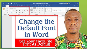 How to Change Word Default Font || TechTricksGh