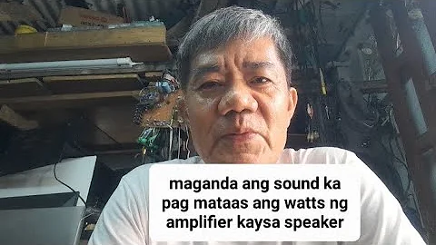 Maganda ang sound ka pag mataas ang watts ng amplifier kaysa speaker #amplifier #speaker