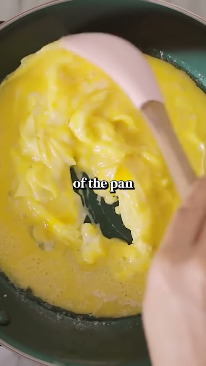How to actually make PERFECT Soft Scrambled Eggs