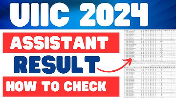 uiic assistant result 2024 | how to check uiic assistant result | mahir academy