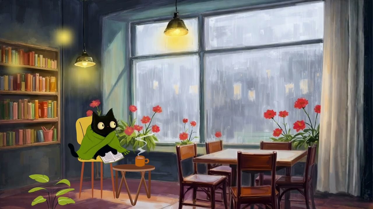 Lo-Fi Hip Hop Beats to Study / Focus / Relax 🖤 | Midnight the Lofi Cat