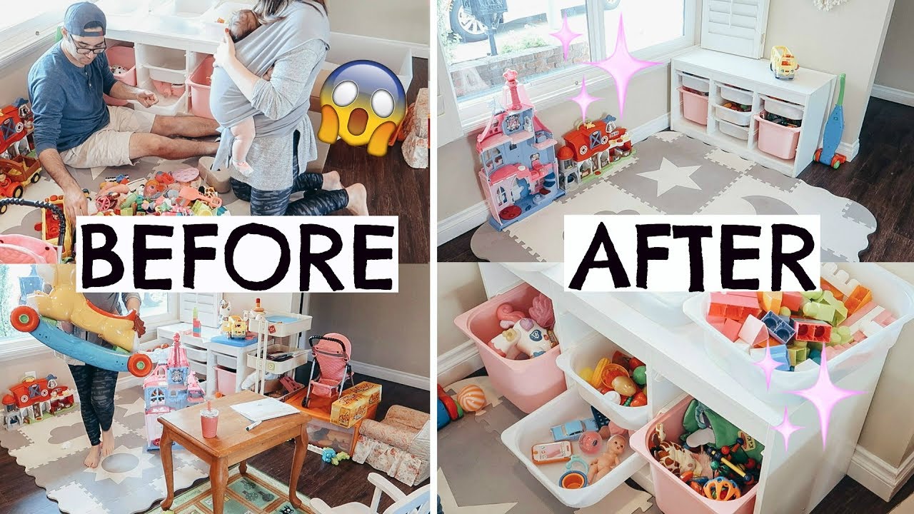 ways to organize toys in a small space