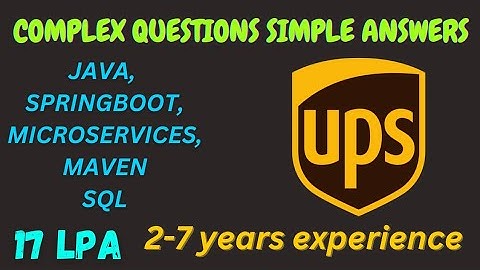 2-7 Years Interview Experience | Java 8 | Spring Boot | Microservices | Maven | SQL