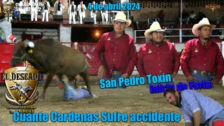 Fatal accidente sufre Cuate Cardenas en San Pedro que lo deja fuera de los ruedos!!! El Deseado