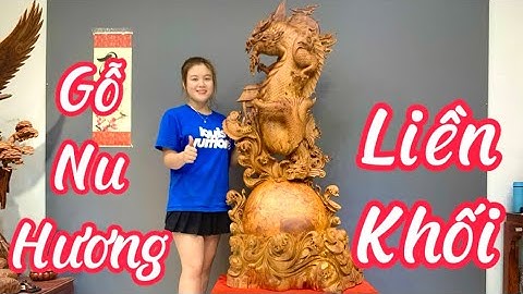 Cận Cảnh Siêu Phẩm Cá Chép Hoá Rồng Gỗ Nu Hương Cho Anh Chị Sưu Tầm-Tượng gỗ Trung Kiên