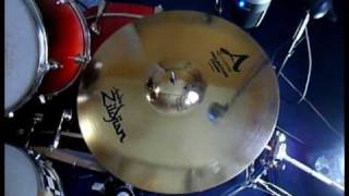 Zildjian A Custom Proyection Crash 18&quot;  [HQ] Cymbal test