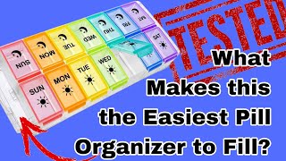Fullicon Quick Fill Pill Organizer Review: The Best Weekly Pill Box!