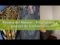Reseña del Neewer - Kit plegable y portátil de 5 reflectores en 1 para fotografía (80 cm de diámetro