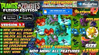 Plants Vs Zombies Fusion Mod Apk v3.7 New Update 2026 - PVZ Fusion Menu Mod v3.7 screenshot 4