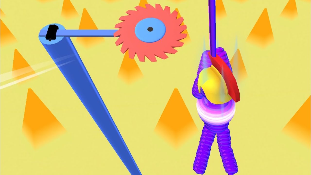 Rope-Man Run - All Levels Gameplay Android, iOS