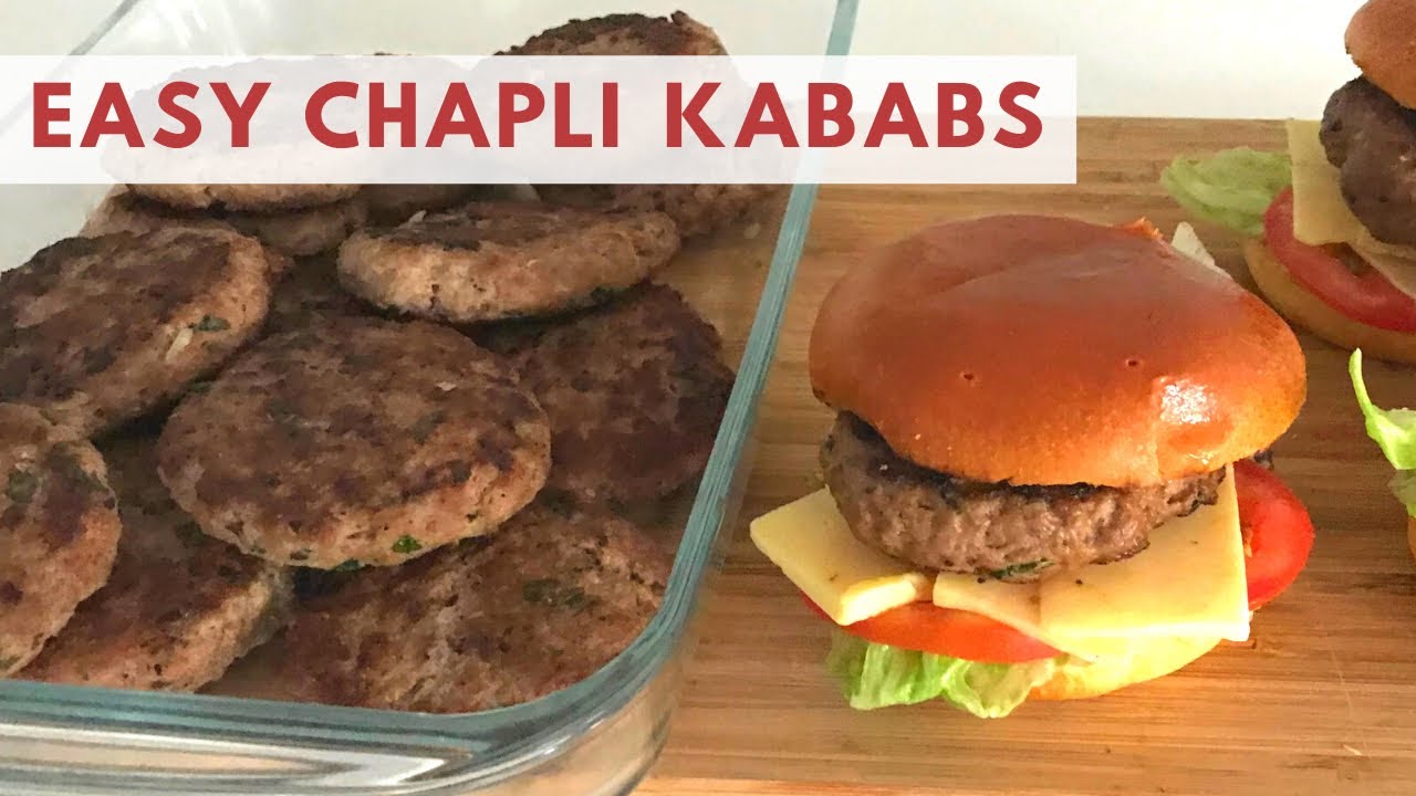 How to make chapli kababs | easy meat weeknight dinner