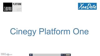 Cinegy Xendata Platform One