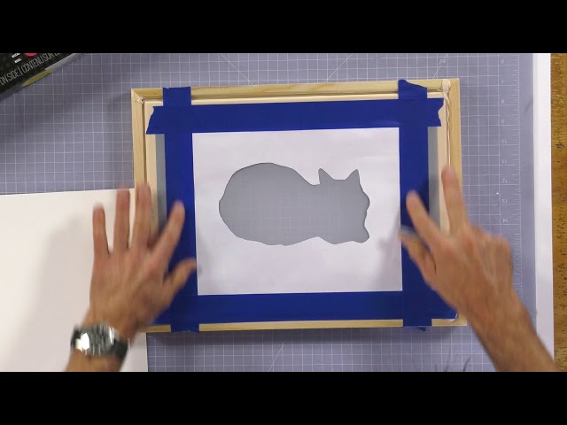 Cut Paper Stencil Method - YouTube cut-paper-stencil-method-youtube