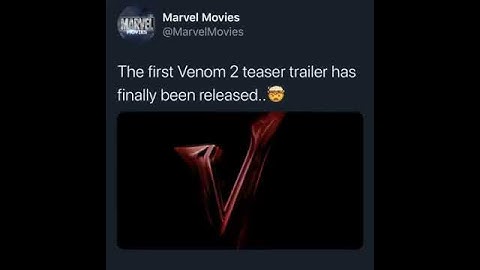 Thumbnail of Venom 2 teaser trailer