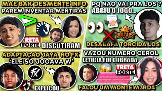MAE BAK DESMENTE INFO ! TR3T4: LETICIAX x CEROL ! REKKON DESABAFA LOS ! ADAPTAÇÃO JAYA FOI DIFICIL !