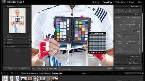 1402 Correcting white balance with a ColorChecker