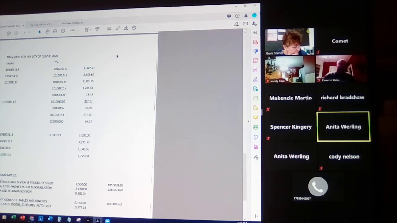 Dec. 30 Delphi City Council end of year meeting. YouTube