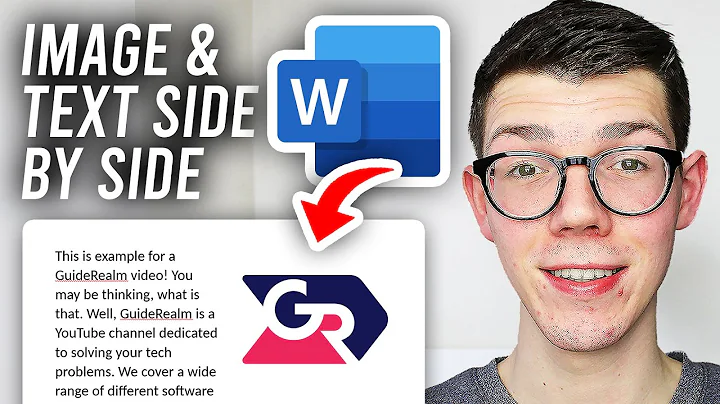 How To Put Image and Text Side By Side In Word - Full Guide
