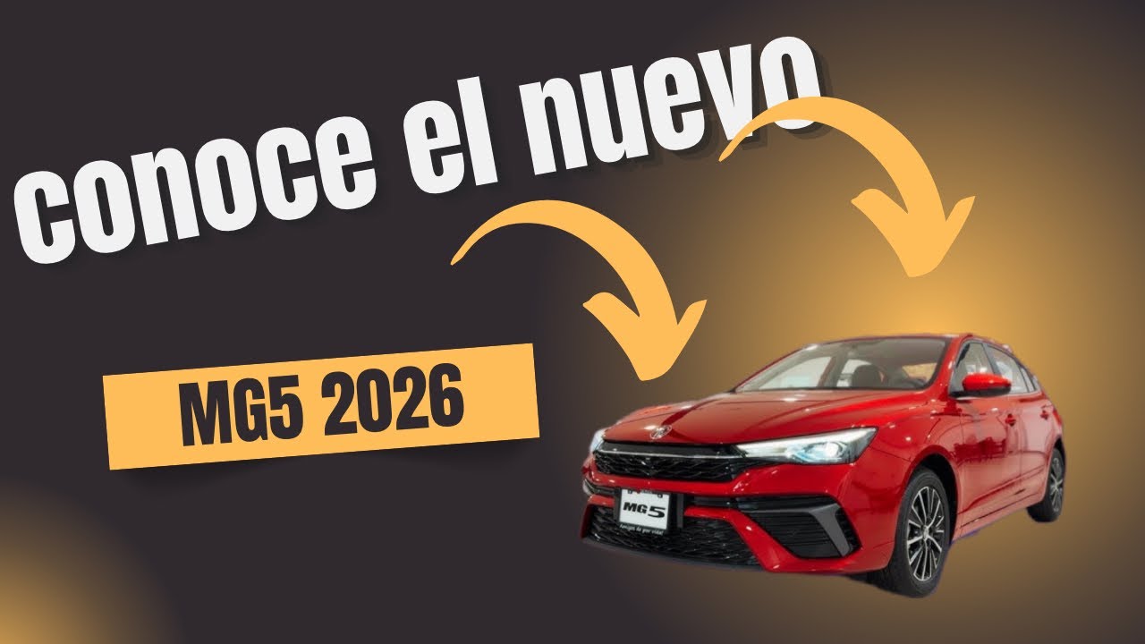 Nuevo MG5 2026 Excite Transmisión Manual 