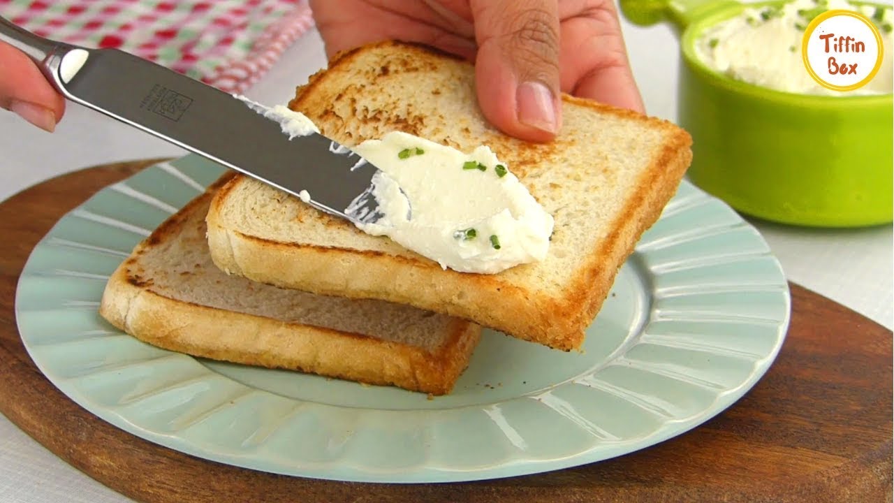 Homemade Cream Cheese Recipe for kids by Tiffin Box How to Make