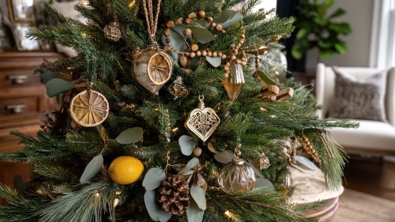 Vintage Farmhouse Christmas Decor Tour 2025 | Cozy Holiday Home Ideas for Elegant Seasonal Styling