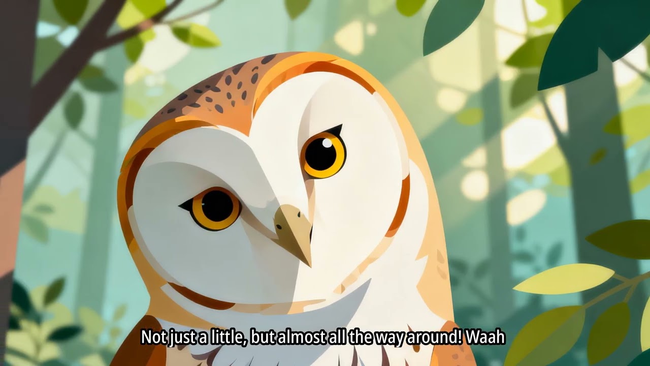 The Amazing Owl's Head Turn   ---   Yahuah's Amazing creation