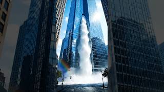This skyscraper leaks on purpose 💦 #shorts