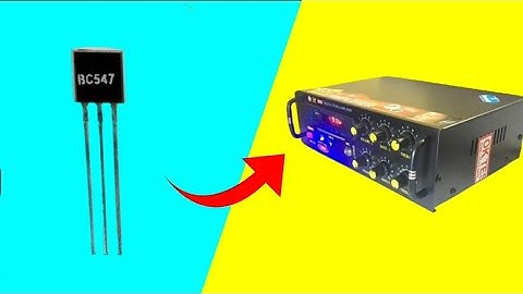 how to make amplifier using bc547 transistor kaise banaye
