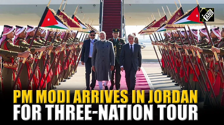 Indian PM Narendra Modi arrives in Jordan for talks with King Abdullah II