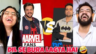 MARVEL VS DC Fans | Ashish Chanchlani | Akash Dodeja, Kunal Chhabhria Reaction