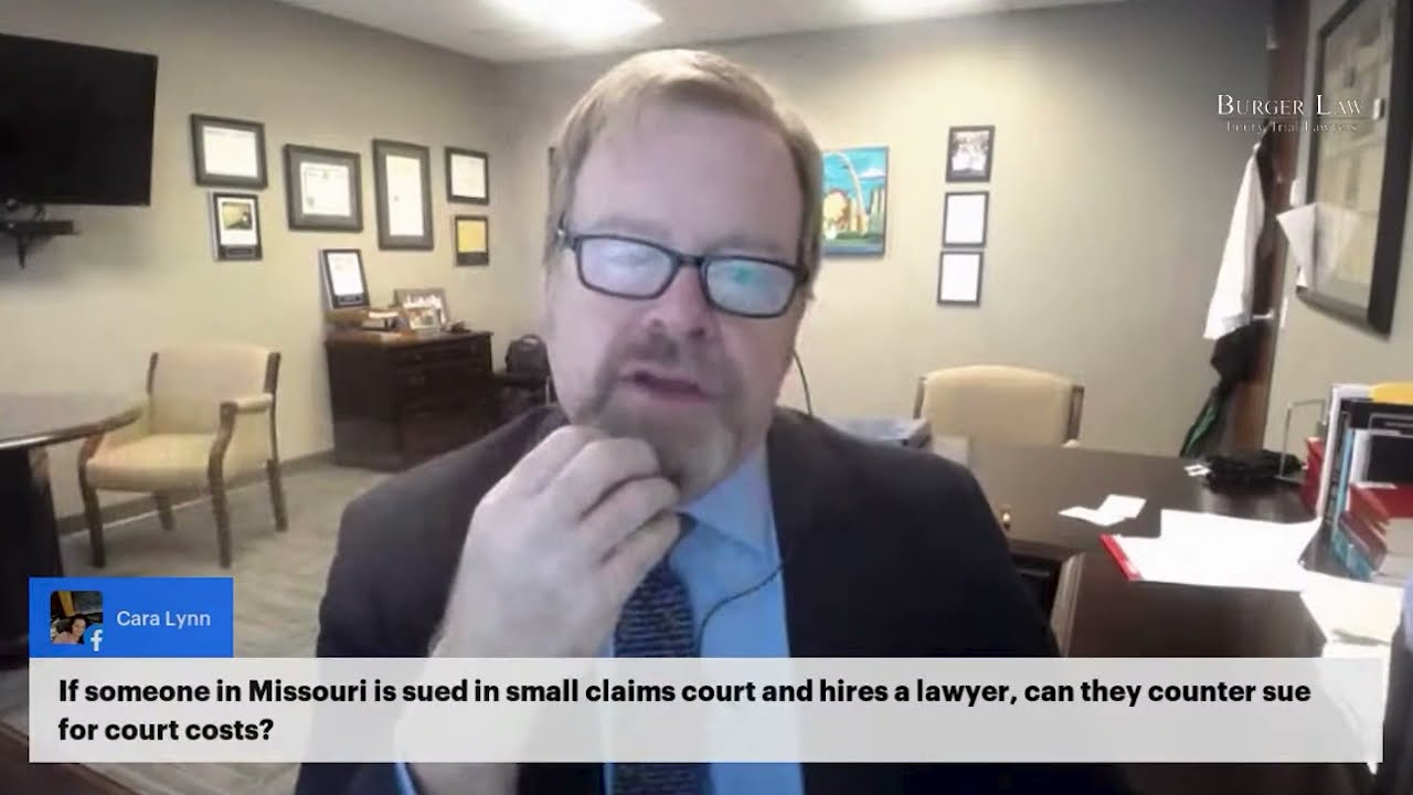 Can I Counter Sue for Court Costs? Ask A Lawyer w/ Burger Law YouTube