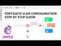 How to Configure VLAN on FortiGate | Full GNS3 Lab Guide