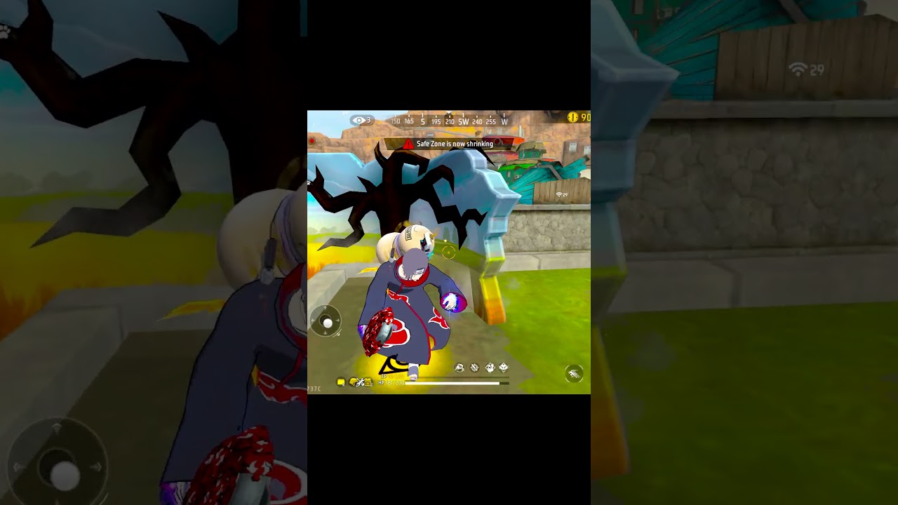 Itachi Dominating Hidden Leaf Village - 1 vs 4 - Garena Free Fire 