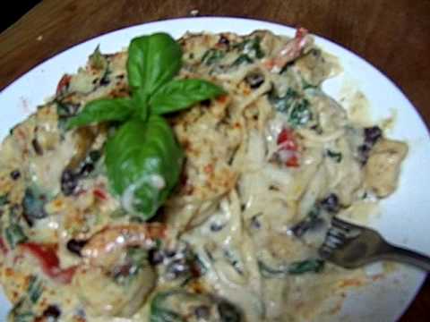 Shrimp, Chicken, Florentine, Fusion Cooking 5/5