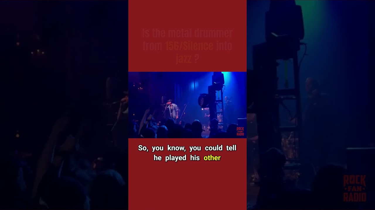 Is the metal drummer from 156/Silence into jazz?