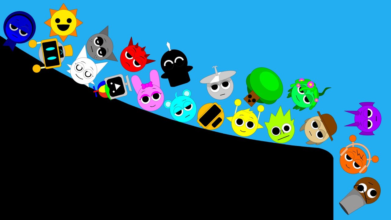 Marble Sprunki Race!!! Who will win?!🏁 | Alogicio