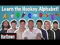 LEARN THE HOCKEY ALPHABET!