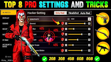 Free Fire Headshot Setting After Ob50 Update 2025⚡Best Sensitivity Settings ⚙️| Sensitivity Setting