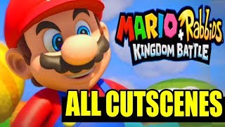 Mario + Rabbids Kingdom Battle - ALL CUTSCENES FULL MOVIE + Ending