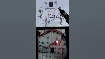 Basic Properties Explained For Non Inverting Op Amp Comparator LM358
