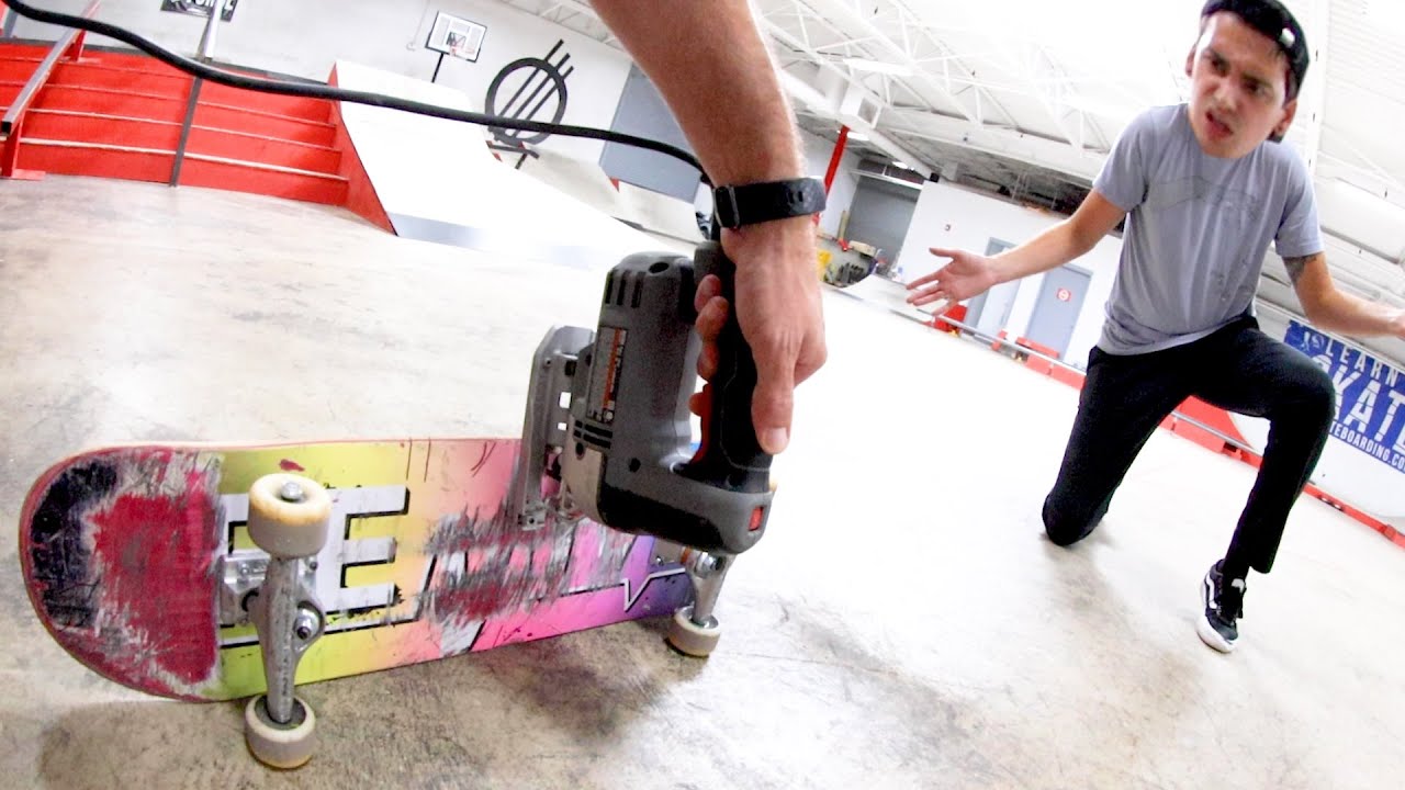 WE SAW HIS SKATEBOARD EVERYTIME HE MISSES A TRICK / Warehouse Wednesday