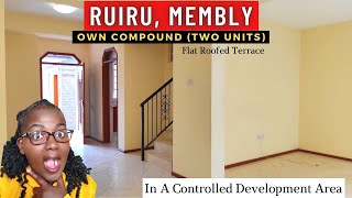OMG 3 BEDROOM HOUSE FOR RENT IN RUIRU MEMBLY | OWN COMPOUND | 2 units | Thika Road houses to let ❤?